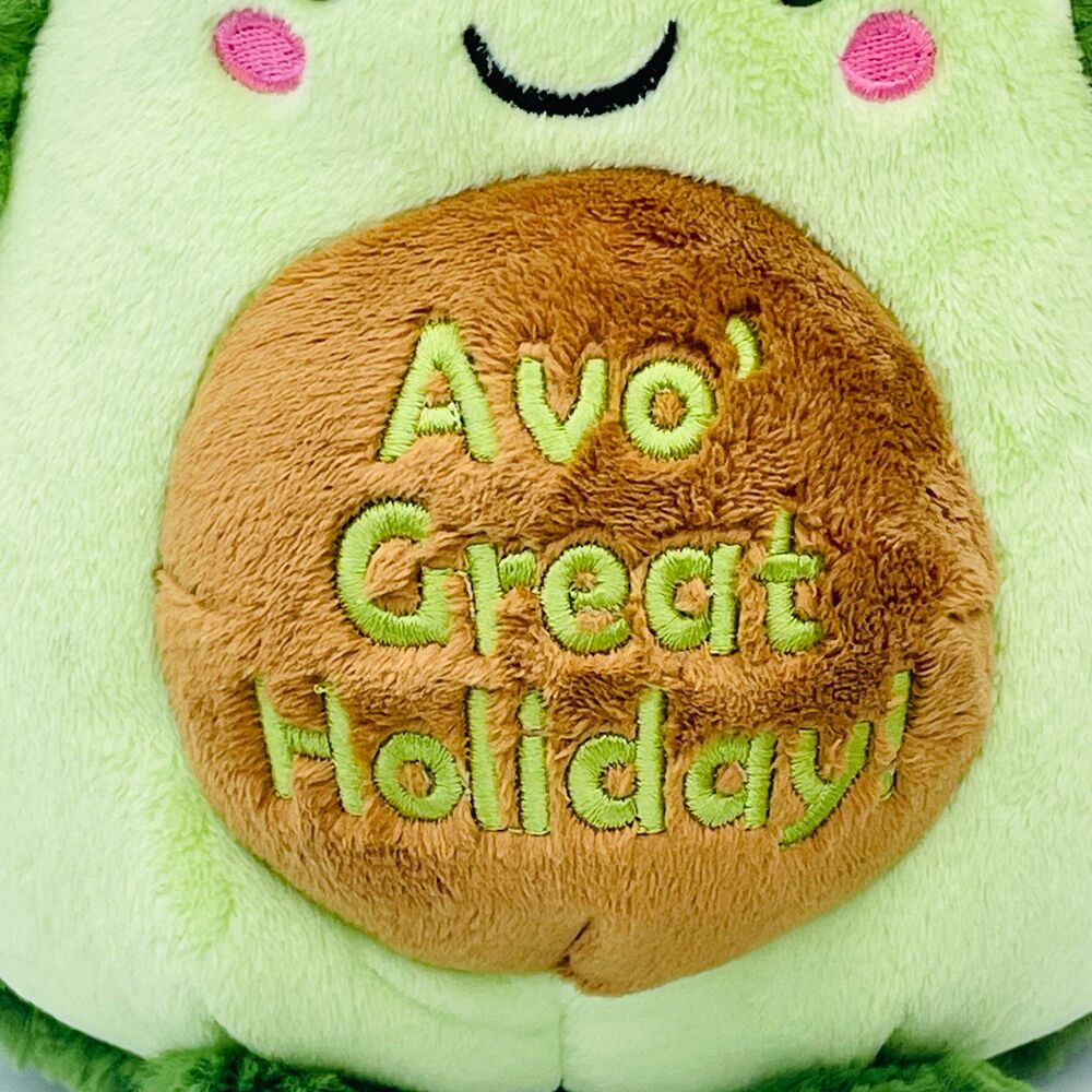 AURORA Plush Stuffed Avocado Toy Christmas 'Avo Great Holiday - Picture 2 of 7